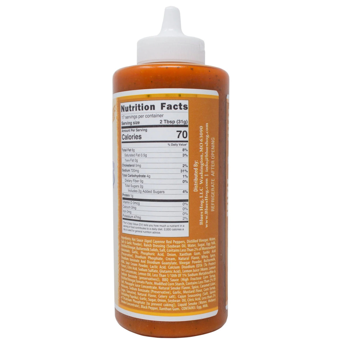 Blues Hog BBQ Wild Wing Sauce (Squeeze Bottle) 524g