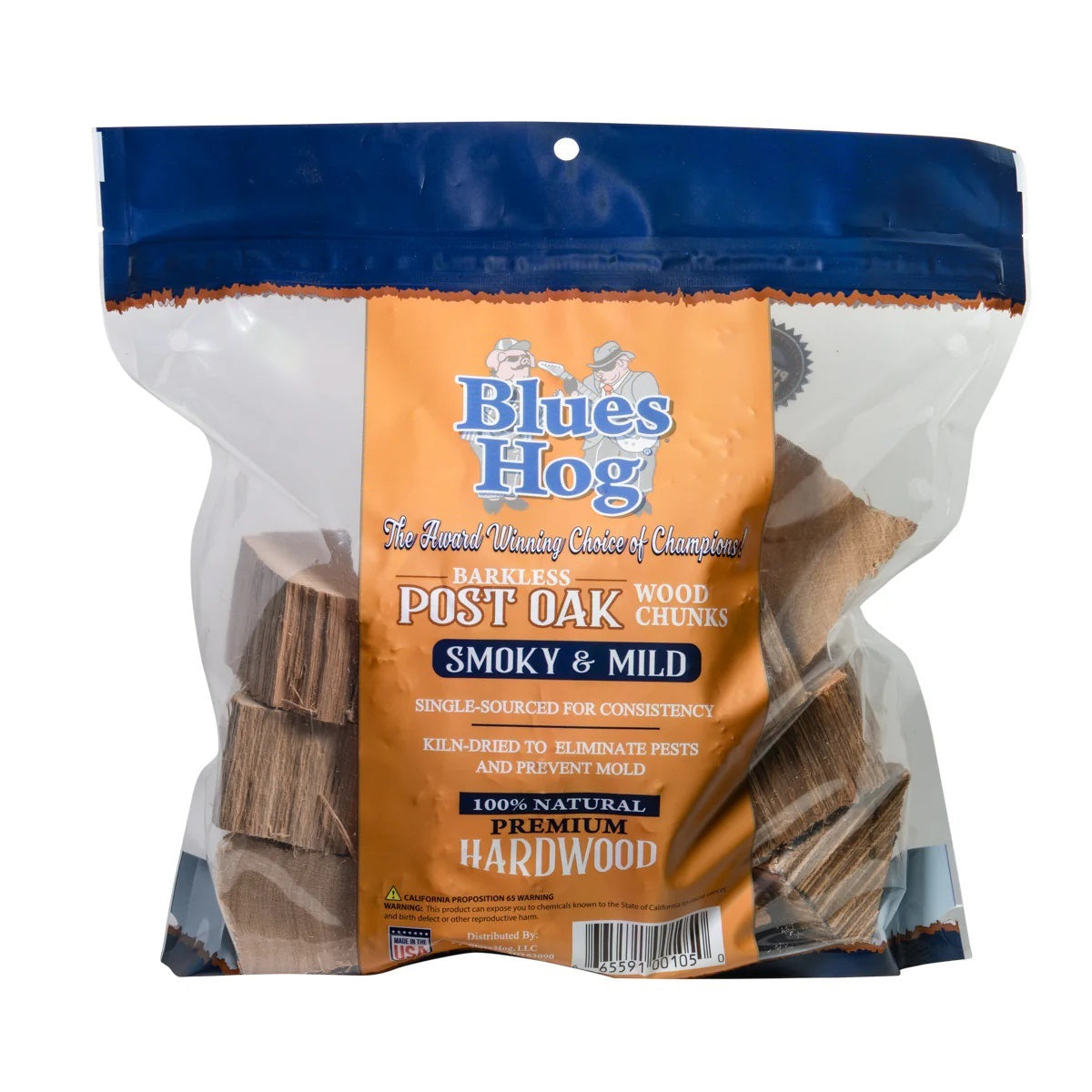 Blues Hog BBQ Wood Chunks - Post Oak - 4.9l (300 cu in)