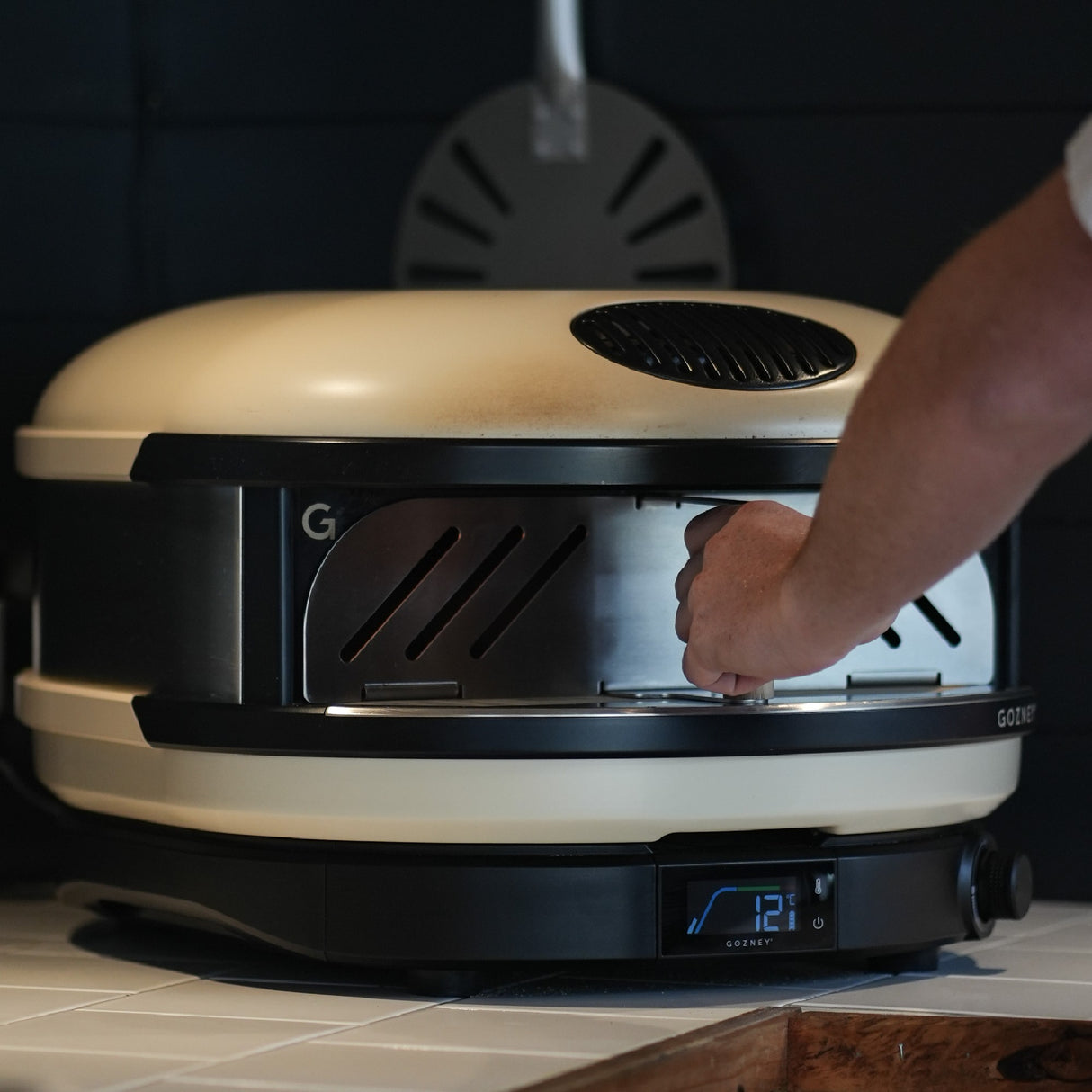 Stainless Steel Door for Gozney Arc Neapolitan Pizza Oven, Temperature Baffle Door, Heat Efficiency