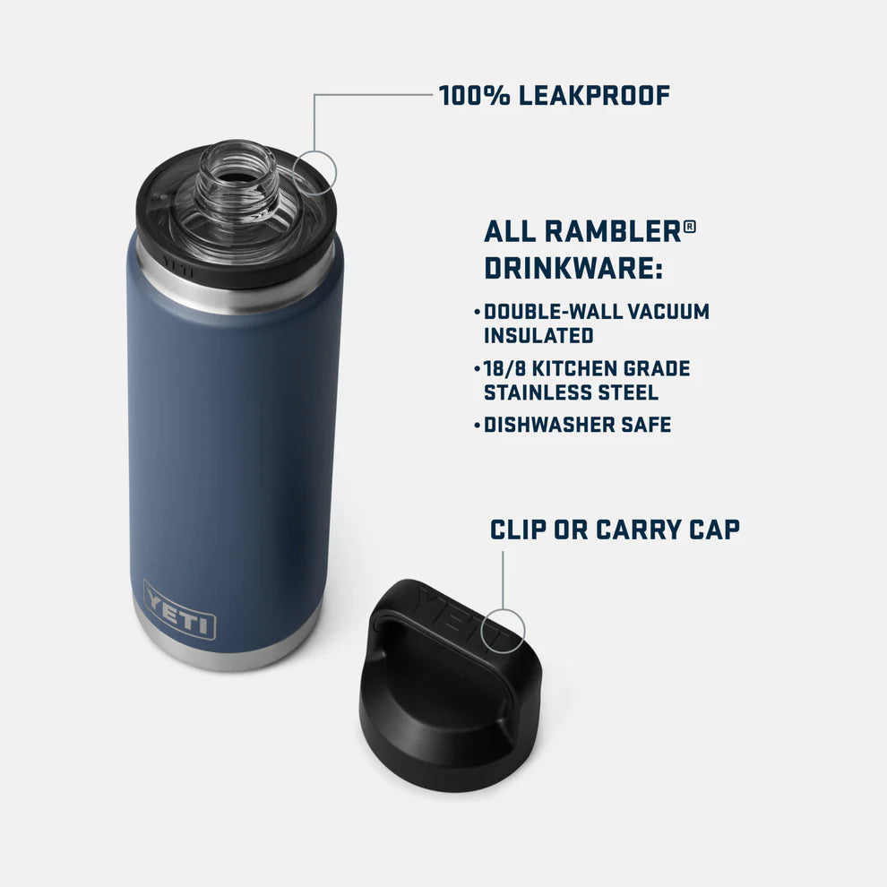 Yeti Rambler 26oz Bottle with Chug Cap