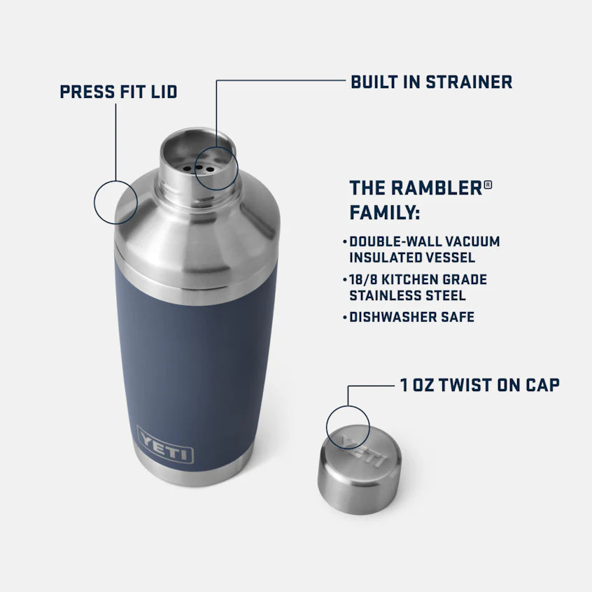Yeti Intl Rambler Cocktail Shaker
