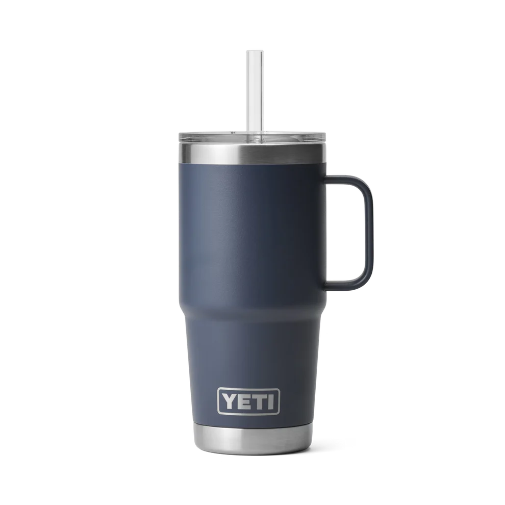 Yeti Rambler 25oz Straw Mug