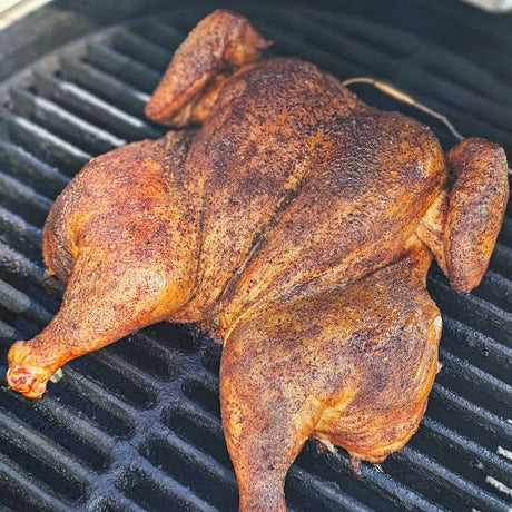 Dry-Rubbed Spatchcock Chicken