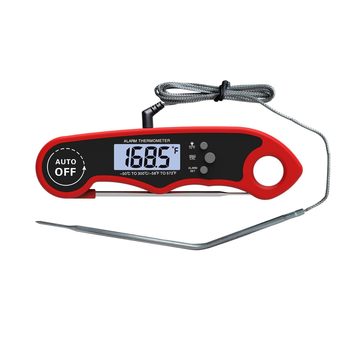 Digital Meat Thermometer, Dual Probe 2-in-1