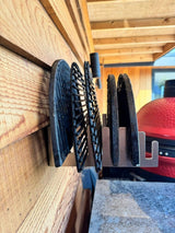 Kamado Grill Stainless Steel Half Moon Storage Rack, Accessory Holder