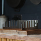 Kamado Grill Stainless Steel Half Moon Storage Rack, Accessory Holder