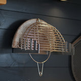 Kamado Grill Stainless Steel Half Moon Storage Rack, Accessory Holder