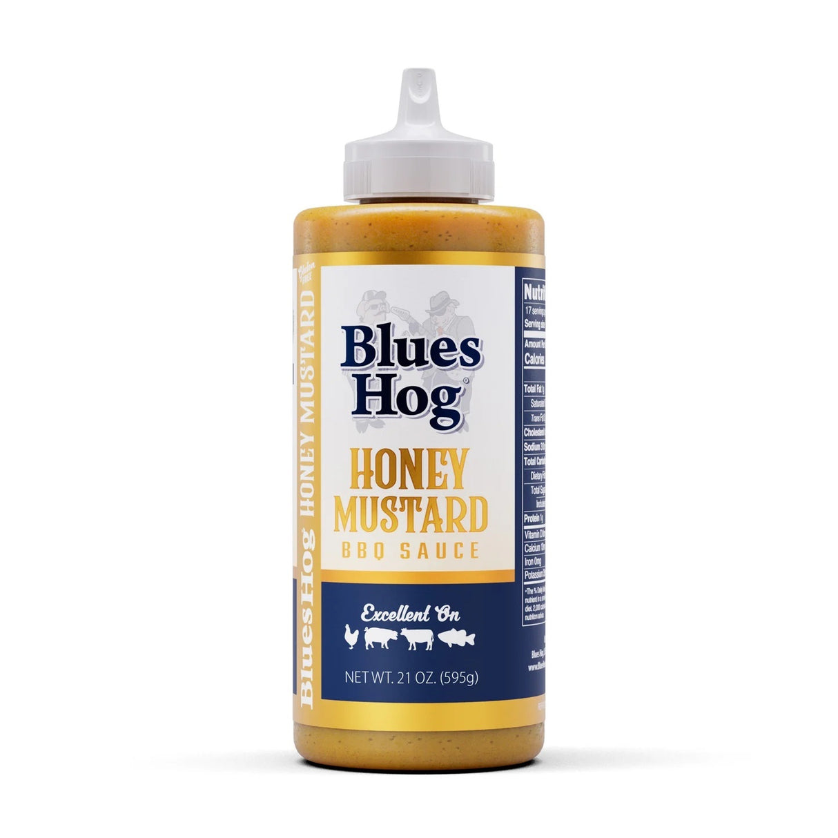 Blues Hog BBQ 'Honey Mustard' BBQ Sauce (Squeeze Bottle) - 595g